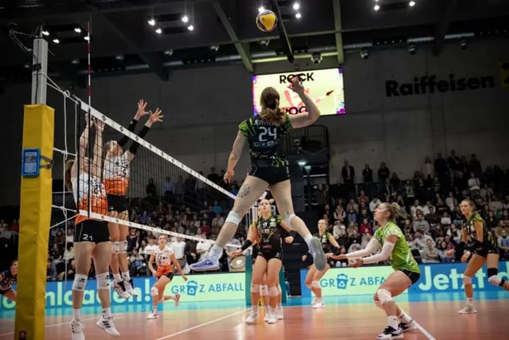 UVC Holding Graz mit schweren Aufwärtsspielen