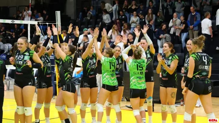 UVC Graz Damen gewinnen Krimi in Klagenfurt