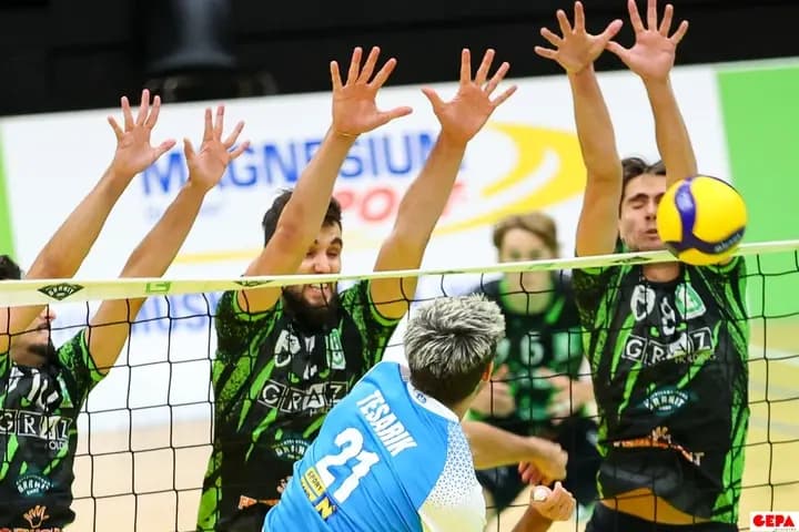 Doppelheimrunde für die UVC Graz Teams