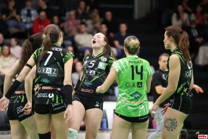 UVC Graz Damen gewinnen gegen Hartberg / Herren mit knapper Niederlage